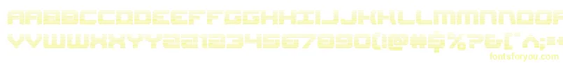 Gearheadscan Font – Yellow Fonts on White Background