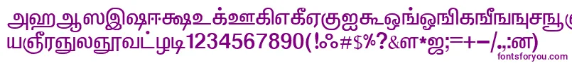 ElangoTmlPanchaliNormal Font – Purple Fonts