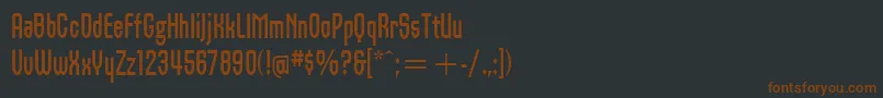 fuente OrbonItcBold – Fuentes Marrones Sobre Fondo Negro