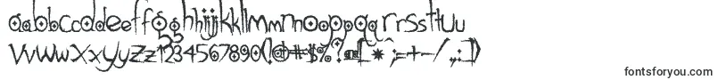 Gothic Hijinx Rough-Schriftart – Schriftarten, die mit G beginnen