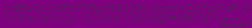 Florsn37-Schriftart – Schwarze Schriften auf violettem Hintergrund