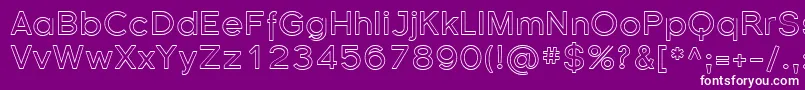 Florsn37 Font – White Fonts on Purple Background