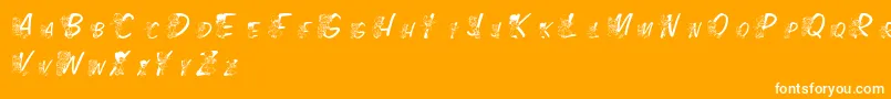 LmsColorKids Font – White Fonts on Orange Background