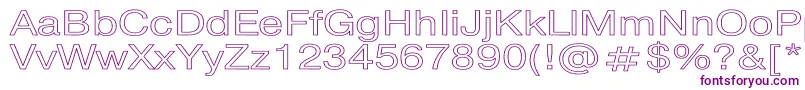 PragmaticaHw Font – Purple Fonts on White Background