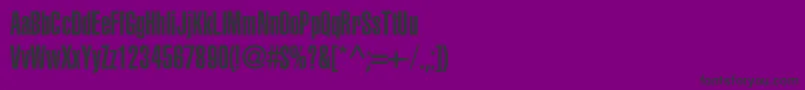 HelveticaltstdUltracomp Font – Black Fonts on Purple Background