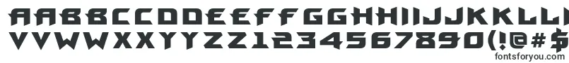 Czcionka ProunbcBold – rosta typografia