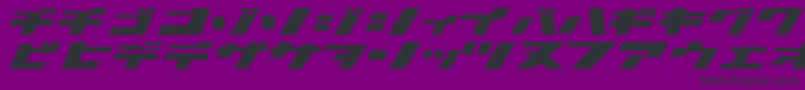 Ionicbon Font – Black Fonts on Purple Background