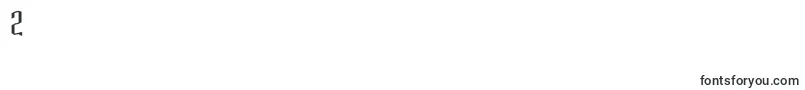 DaimonionRegular-Schriftart – Schriften für die Ziffer 2
