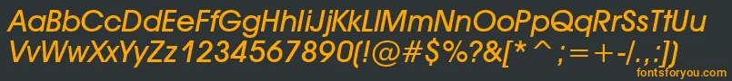 Tt0157m Font – Orange Fonts on Black Background