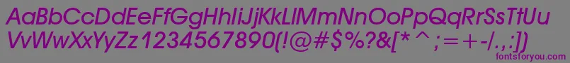 Tt0157m Font – Purple Fonts on Gray Background