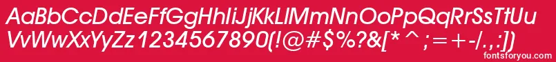 Tt0157m Font – White Fonts on Red Background