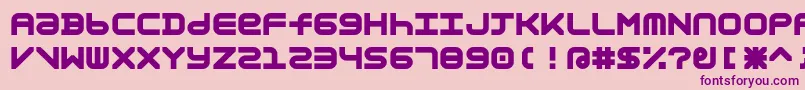 AstronomicMono Font – Purple Fonts on Pink Background