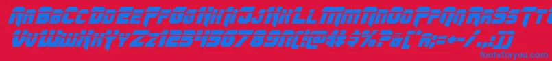 fuente Omegaforcelaserital11 – Fuentes Azules Sobre Fondo Rojo
