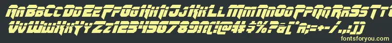 Подробнее о шрифте Omegaforcelaserital11 Шрифт Omegaforcelaserital11 – жёлтые шрифты на чёрном фоне