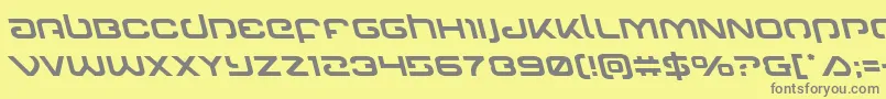 More about Gunrunnerleft Font Gunrunnerleft Font – Gray Fonts on Yellow Background
