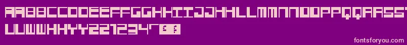 Jangotype Font – Pink Fonts on Purple Background