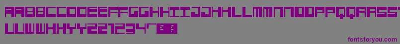Jangotype Font – Purple Fonts on Gray Background