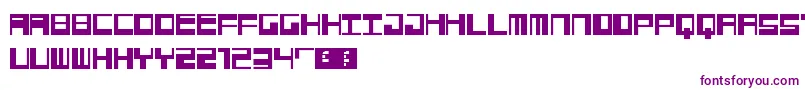 Jangotype Font – Purple Fonts on White Background