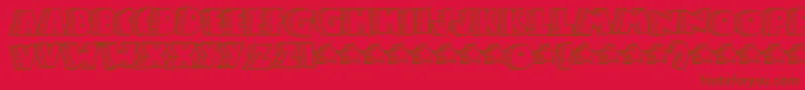 Stonb Font – Brown Fonts on Red Background