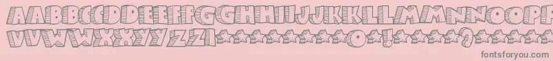 Stonb Font – Gray Fonts on Pink Background