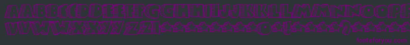Stonb Font – Purple Fonts on Black Background