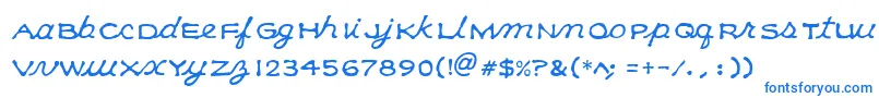 Подробнее о шрифте Kleecs Шрифт Kleecs – синие шрифты
