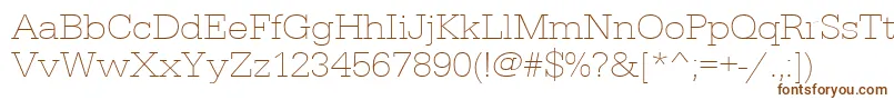 Urwegyptiennetextligextwid Font – Brown Fonts