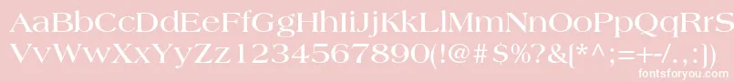 AmericanastdBold Font – White Fonts on Pink Background