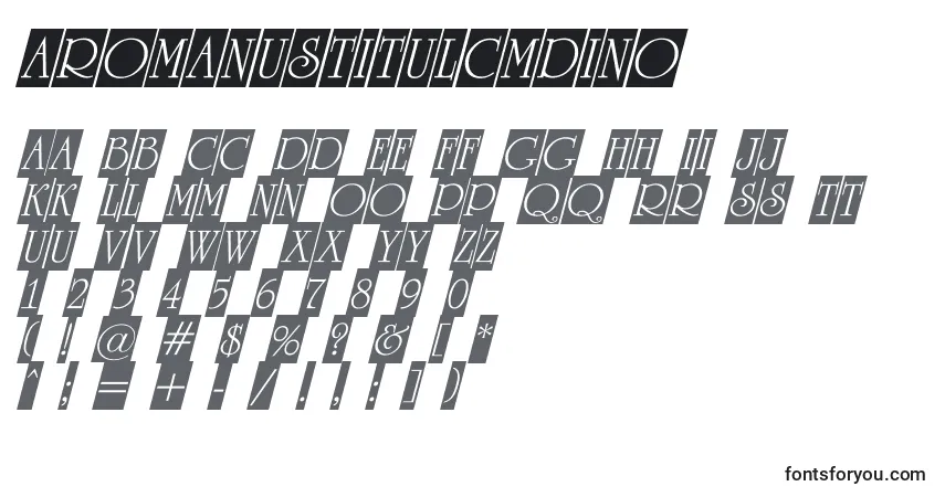 ARomanustitulcmdino Font – alphabet, numbers, special characters