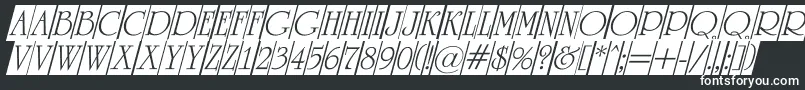 ARomanustitulcmdino-Schriftart – Weiße Schriften