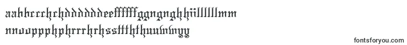 Шрифт ToccataRegular – валлийские шрифты