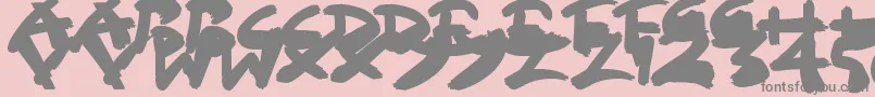 En savoir plus sur la police SloppyPaint Police SloppyPaint – polices grises sur fond rose
