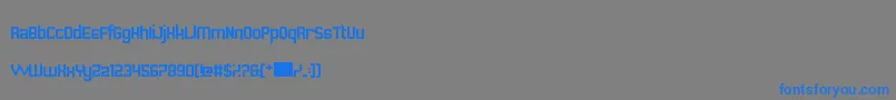 fuente Sawchain – Fuentes Azules Sobre Fondo Gris