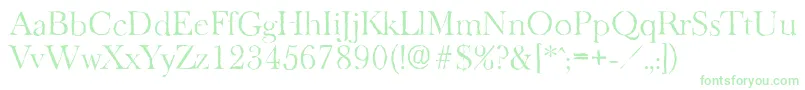 BaskeroldantiqueLightRegular Font – Green Fonts