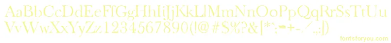 BaskeroldantiqueLightRegular Font – Yellow Fonts