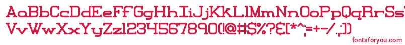 XipitalBrk Font – Red Fonts