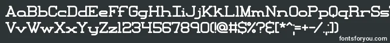 XipitalBrk Font – White Fonts