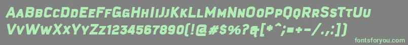 Подробнее о шрифте KautivaCapsBlackItalic Шрифт KautivaCapsBlackItalic – зелёные шрифты на сером фоне
