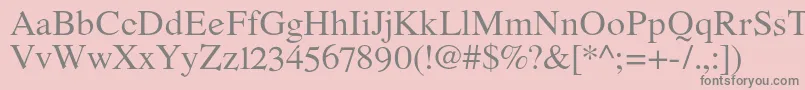 En savoir plus sur la police RomandeadfstdRegular Police RomandeadfstdRegular – polices grises sur fond rose