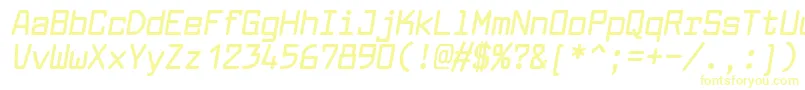 LarabiefontrgBolditalic Font – Yellow Fonts