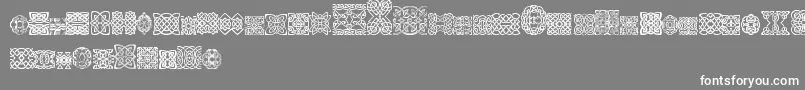 fuente SlCelticStyle – Fuentes Blancas Sobre Fondo Gris