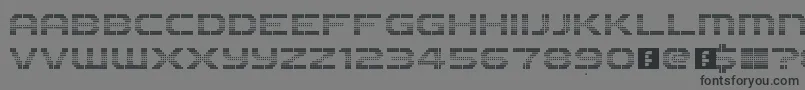 The2k12 Font – Black Fonts on Gray Background