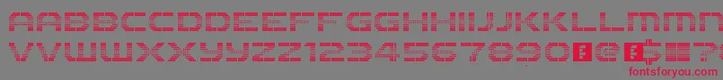 The2k12 Font – Red Fonts on Gray Background