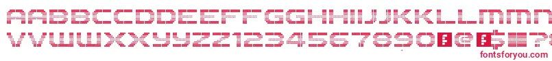 The2k12 Font – Red Fonts on White Background