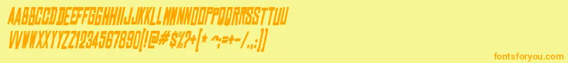 Lisätietoja ChineserockscdBolditalic-fontista ChineserockscdBolditalic-fontti – oranssit fontit keltaisella taustalla