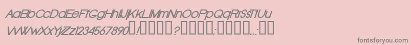 Шрифт OldRepublicBolditalic – серые шрифты на розовом фоне