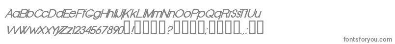 OldRepublicBolditalic Font – Gray Fonts on White Background