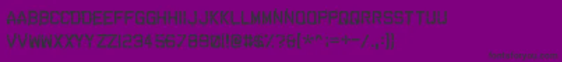 Cartaz ffy Font – Black Fonts on Purple Background