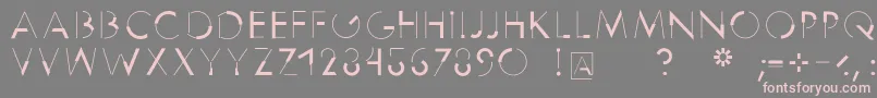 Reduce2max Font – Pink Fonts on Gray Background