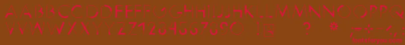 Reduce2max Font – Red Fonts on Brown Background